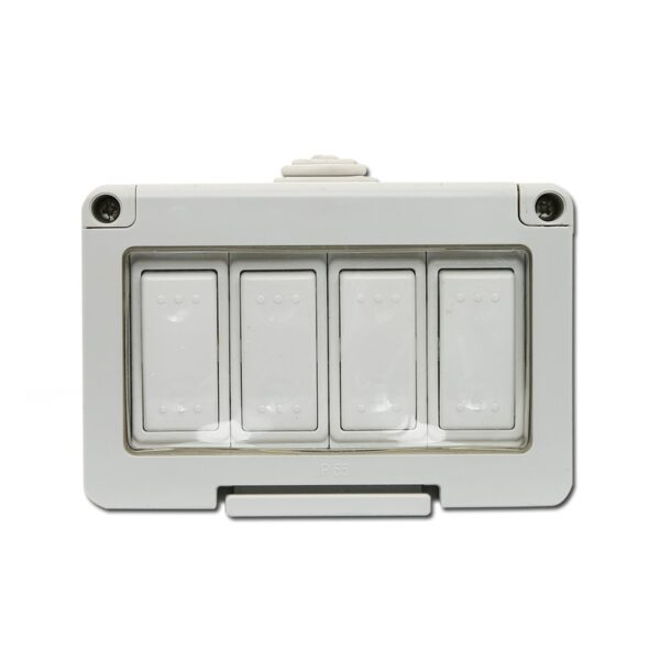 4 Gang 1 Way 10 Amp Switch - WPC