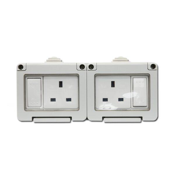 13 Amp 2 Gang Switched Socket SP - WPC