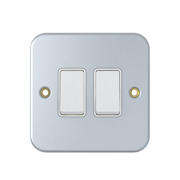 2 Gang 1 Way 10 Amp Switch