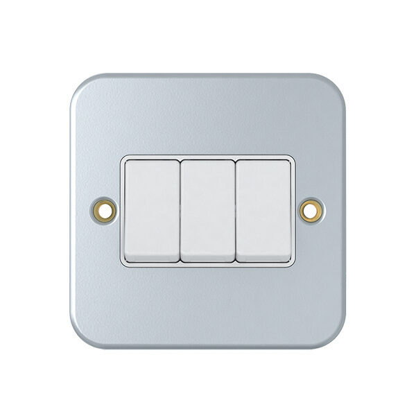 3 Gang 1 Way 10 Amp Switch