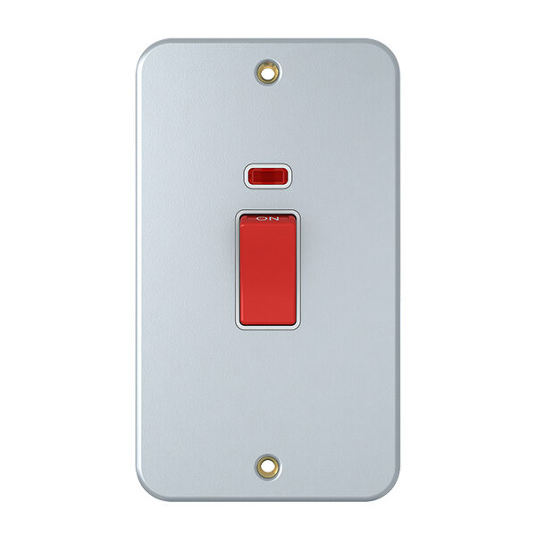 45 Amp 1 Gang DP Switch with Neon (3x6)