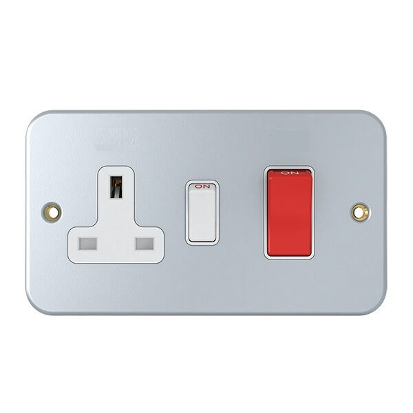 13A S/Socket + 45 Amp Cooker Control Unit