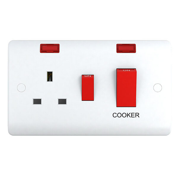 13 Amp + 45 Amp Cooker Control Unit