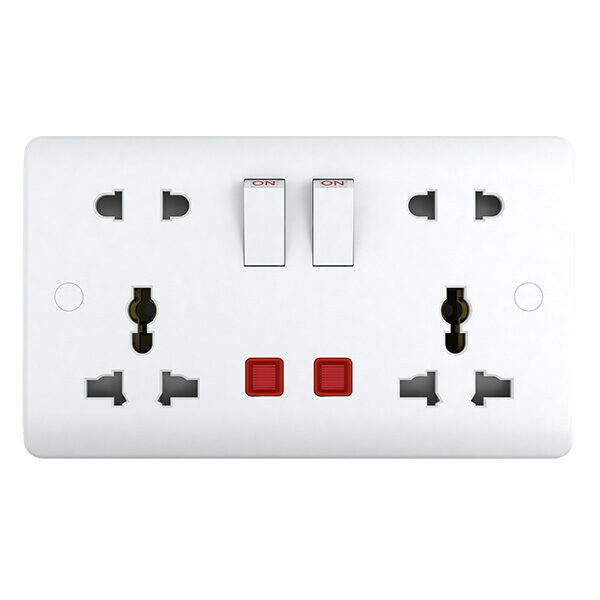 2G 5 Pin 16Amp Multi Function S/Socket with Neon