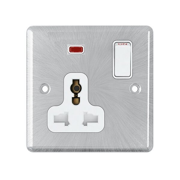 13 Amp 1 Gang Multi Function S/Socket with Neon