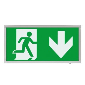 3w Led Exit Light, Double Sided M/NM
